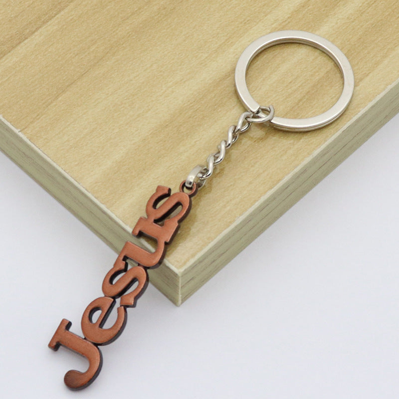 Wholesale Interesting Creative Letter Jewelry Pendant Alloy Keychain